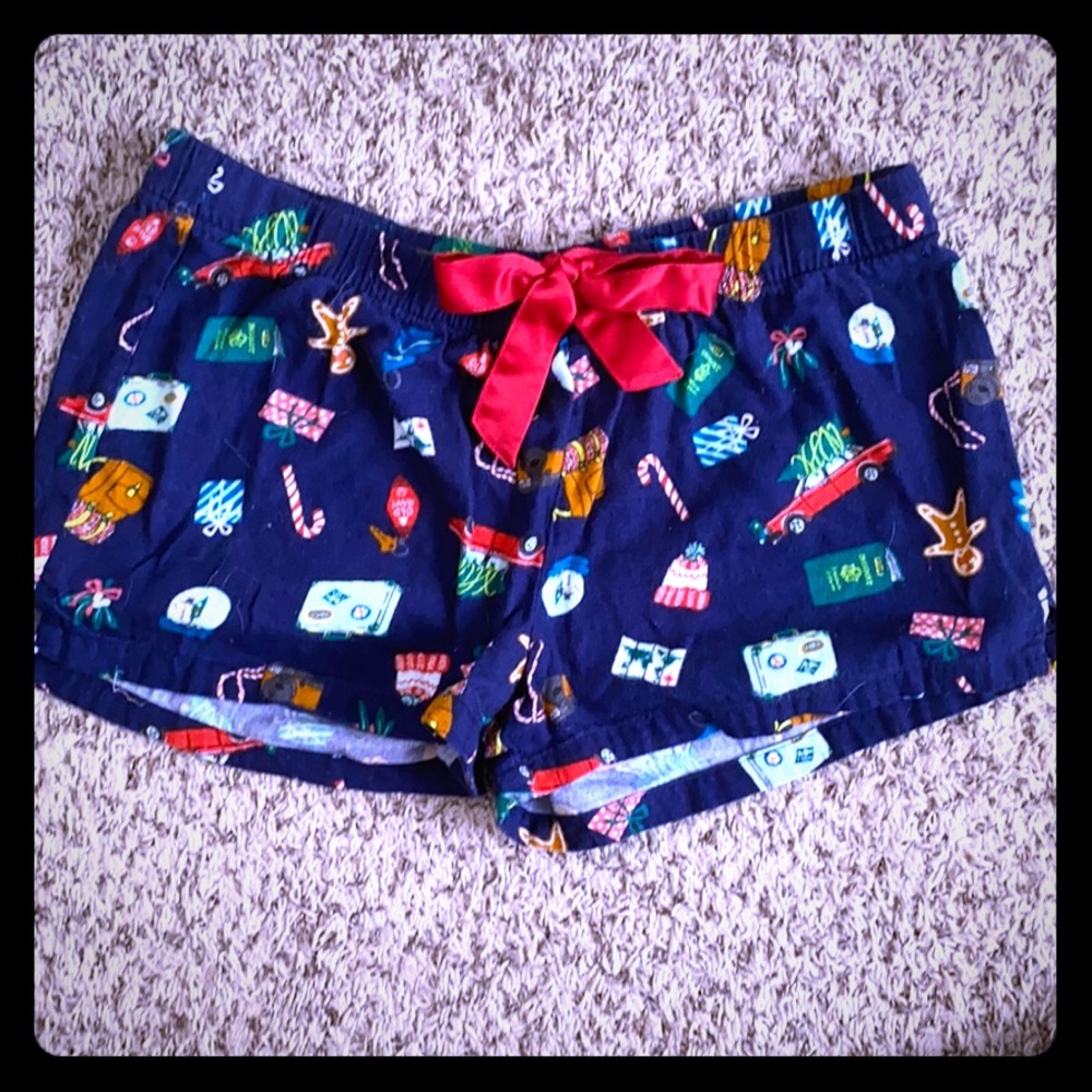 Christmas Pajama Shorts
